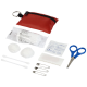 VALDEMAR 16-PIECE FIRST AID KEYRING POUCH in Red.
