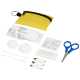 VALDEMAR 16-PIECE FIRST AID KEYRING POUCH in Yellow.