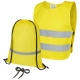 RFX™ INGEBORG SAFETY AND VISIBILITY SET FOR CHILDEREN 7-12 YEARS in Neon Fluorescent Yellow.
