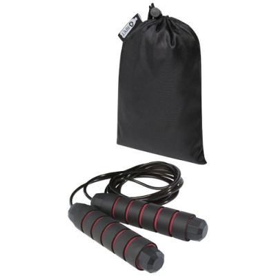 AUSTIN SOFT SKIPPING ROPE in Recycled Pet Pouch in Red