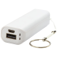 SPAN 1200 MAH POWER BANK in White Solid.