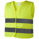 REFLECTIVE CHILDRENS SAFETY VEST HW1 (XS) in Neon Fluorescent Yellow.