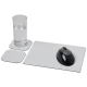 BRITE-MAT® MOUSEMAT AND COASTER SET COMBO 3 in Solid Black.