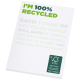 DESK-MATE® A7 RECYCLED NOTE PAD in White.