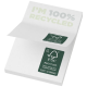 STICKY-MATE® RECYCLED STICKY NOTES 50 x 75 MM in White.