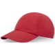 MICA 6 PANEL GRS RECYCLED COOL FIT CAP in Red.