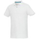 BERYL SHORT SLEEVE MENS ORGANIC RECYCLED POLO in White Solid.