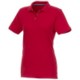 BERYL SHORT SLEEVE LADIES ORGANIC RECYCLED POLO in Red.