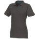 BERYL SHORT SLEEVE LADIES ORGANIC RECYCLED POLO in Storm Grey.