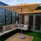 CLASSIC SUSTAINABLE FSC WOOD PARASOL WITH ECO CANOPY.