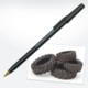 GREEN & GOOD RECYCLED TYRE PEN in Black.