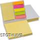 STICKY NOTES PAD & INDEX MARKER in White & Yellow.
