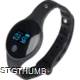 SMART FITNESS BAND in Black.