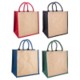 BRECON JUTE ECO FRIENDLY REUSABLE BAG SHOPPER TOTE BAG.