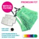 PREMIUM REUSABLE FACE MASK WITH 2 FILTERS.