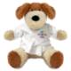 PRINTED PROMOTIONAL SOFT TOY 20CM DARCY DOG with Dressing Gown.