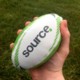 MINI SOFTEE COTTON FILLED RUGBY BALL.
