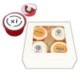 ICED FILLED CUPCAKE GIFTBOX - 4 PACK.