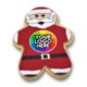 CHRISTMAS FATHER CHRISTMAS SANTA SHORTBREAD & GINGER BISCUIT.