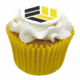 FROSTED CUPCAKE - EDIBLE BRANDING - 4CM.