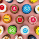 CUPCAKES with Edible Branding.