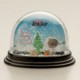 CLASSIC OVAL SNOW GLOBE SHAKER SNOW DOME SHAKER PAPERWEIGHT.