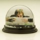 CLASSIC OVAL SNOW GLOBE SHAKER SNOW DOME SHAKER PAPERWEIGHT.