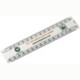 150MM OVAL SCALE RULER in White.