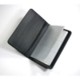 MELBOURNE NAPPA LEATHER BUSINESS CARD DESK FILE HOLDER in Black Nappa Leather.