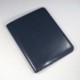WARWICK GENUINE LEATHER A4 NON-ZIPPED FOLDER in Navy Blue.