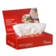 TISSUE CLASSIC 100 PLUS BOX with Folding Up Advertising Lid.