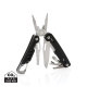 SOLID MULTI TOOL with Carabiner in Black.