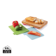 CUTTING BOARD with 4Pcs Hygienic Boards in Brown.