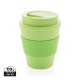 REUSABLE COFFEE CUP with Screw Lid 350ml in Green.