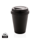 REUSABLE DOUBLE WALL COFFEE CUP 300ML in Black.