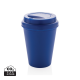 REUSABLE DOUBLE WALL COFFEE CUP 300ML in Blue.