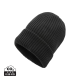 IMPACT AWARE™ POLYLANA® DOUBLE KNITTED BEANIE in Black.