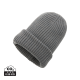 IMPACT AWARE™ POLYLANA® DOUBLE KNITTED BEANIE in Anthracite Grey.