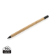 BAMBOO INFINITY PENCIL with Eraser in Brown.