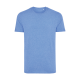 IQONIQ MANUEL RECYCLED COTTON TEE SHIRT UNDYED in Heather Blue.