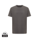 IQONIQ KAKADU RELAXED RECYCLED COTTON TEE SHIRT in Anthracite Grey.