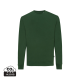 IQONIQ ZION RECYCLED COTTON CREW NECK in Forest Green.