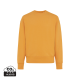 IQONIQ KRUGER RELAXED RECYCLED COTTON CREW NECK in Sundial Orange.
