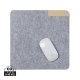 VINGA ALBON GRS RECYCLED FELT MOUSEMAT in Grey.