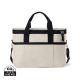 VINGA VOLONNE AWARE™ RECYCLED CANVAS COOLER BASKET in Off White, Black.