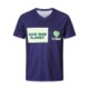 UNISEX ADULTS RPET SUBLIMATED V-COLLAR TEE SHIRT.