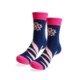 CREW CUSTOM PATTERN WOVEN SOCKS.