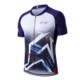 MENS SUBLIMATED STAND COLLAR RAGLAN SHORT SLEEVES CYCLING JERSEY.