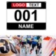 MARATHON RACE BIB NUMBER WATERPROOF TYVEK PAPER.