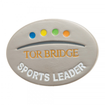 40MM STAMPED IRON SOFT ENAMELLED BADGE.